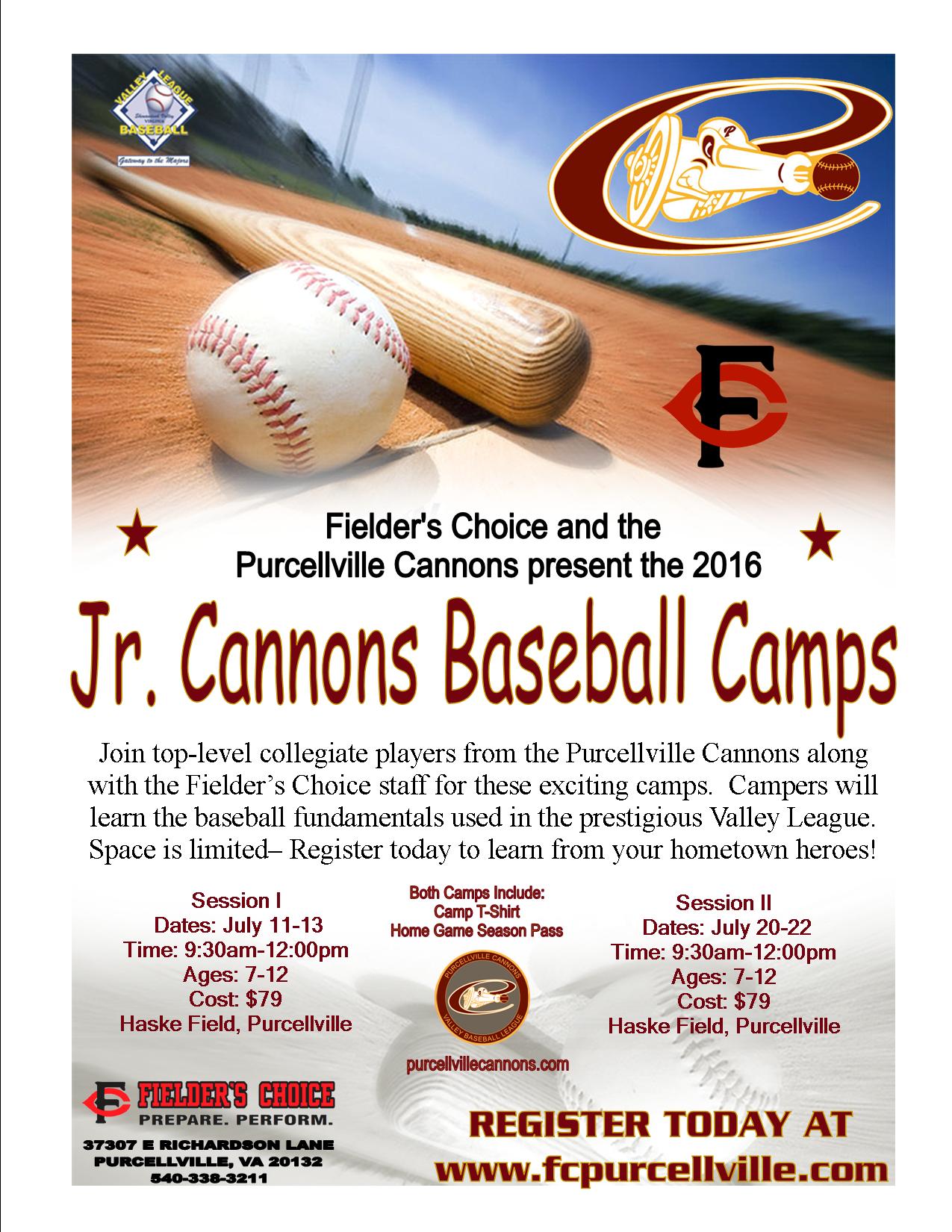 2016 Jr Cannons Camps